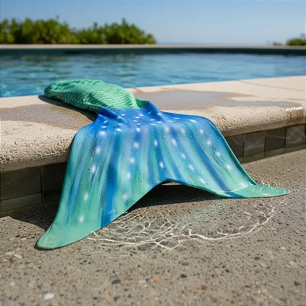 Cauda de Sereia Completa Super Confortável p/ Nadar Yasmin