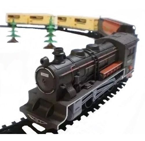 Auto Pista Trilho Super Trem Locomotiva Ferrorama Brinquedo