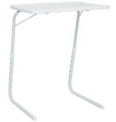 Mesa Dobravel Portatil Notebook Sofá Com Braçadeira De Metal