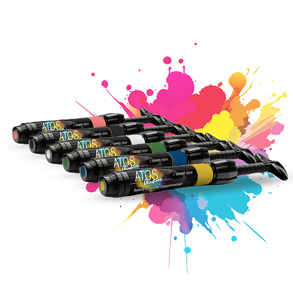 Kit Resina Atos Academic - 06 cores