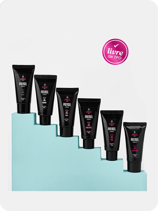 meu kit reposição - polygel HQZ 30g - 6 cores