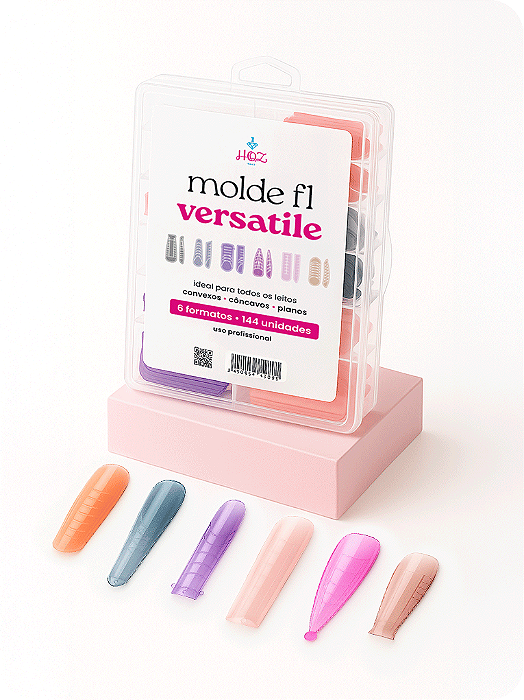 molde f1 versatile hqz nails - 6 modelos