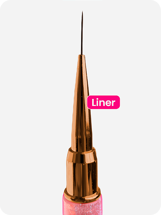 pincel liner HQZ - decoração