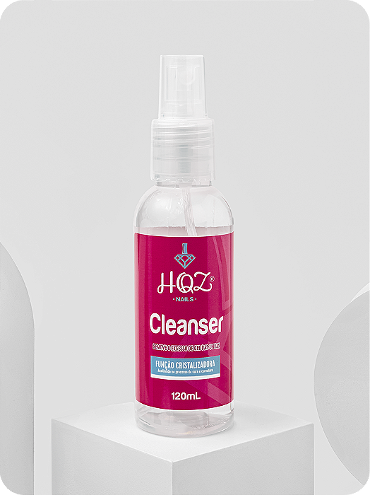 cleanser 120ml HQZ Nails - para remoção da goma do gel