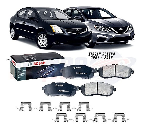 Pastilha Freio Bosch Ceramica Nissan Sentra 2.0 2007 Até 18