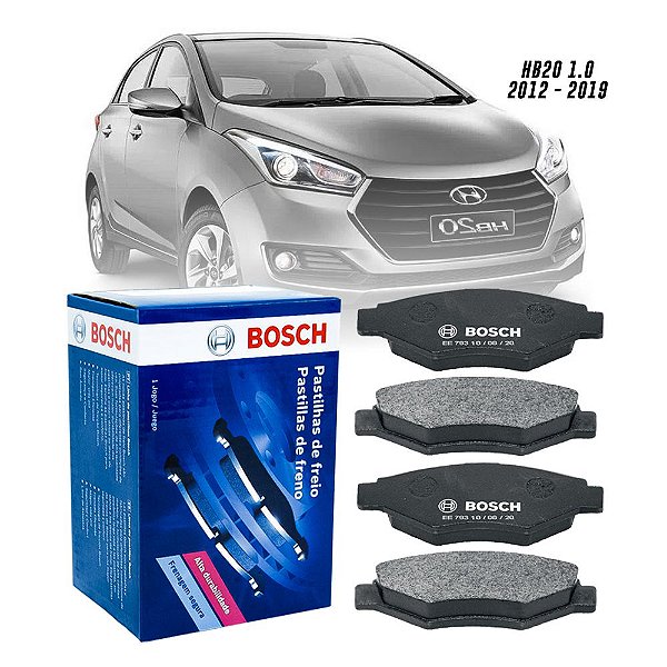 Pastilha Freio Bosch Diant. Hyundai Hb20 S 1.0