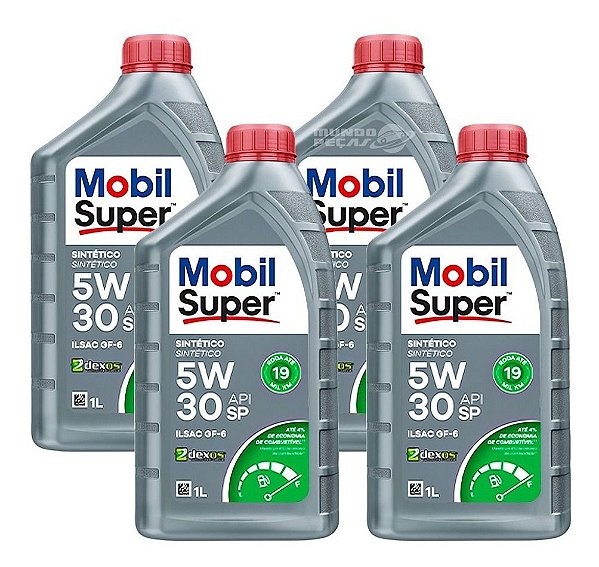 Óleo Motor Mobil Super 5w30 Sintético D1 4 undiades