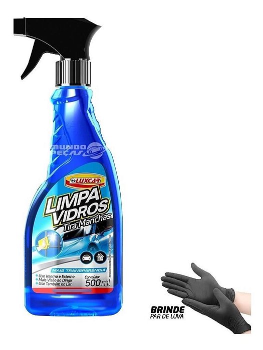 Limpa Vidros Automotivos E Tira Machas Luxcar 500ml