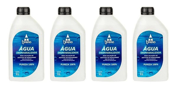 4 Litros De Água Desmineralizada Tirreno
