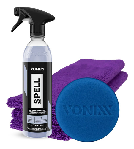 Spell Brilho E Proteção Vonixx + Aplicador + Microfibra
