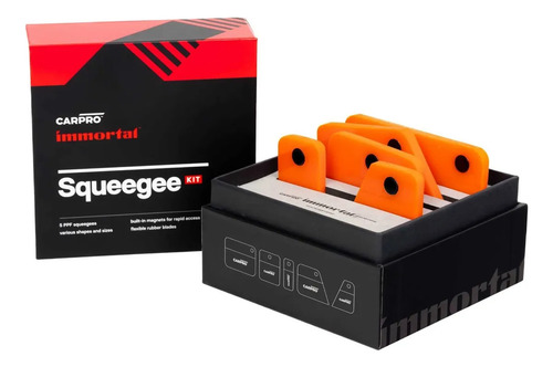 Kit Aplicador De Ppf Espatula Carpro Rubber Squeegee 5pç