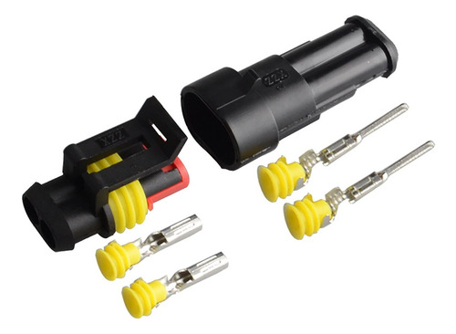 01 Conector Duas Vias Automotivo Marítimo Selado Superseal