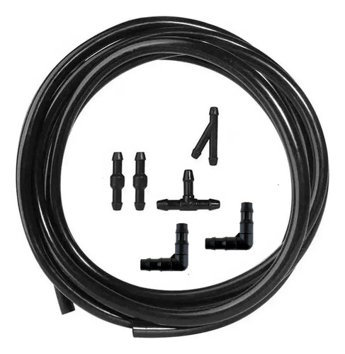 Kit Mangueira Esguicho Limpador Parabrisa + Conexão Emenda