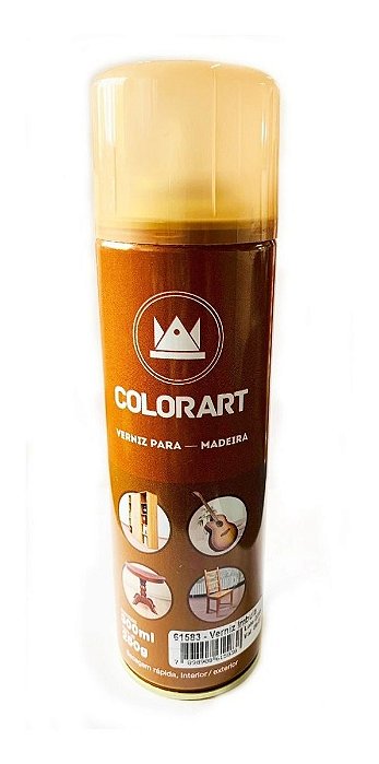 Spray Verniz Imbuia Para Madeira Colorart 300ml