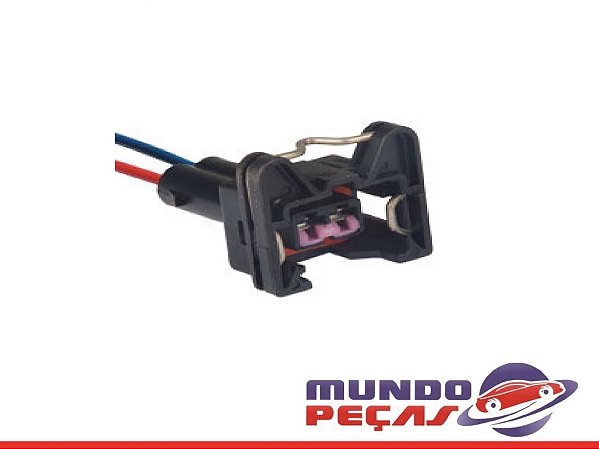 Chicote Bico Injetor Atuador Bobina Sensor Temperatura - 2 Vias - Fêmea