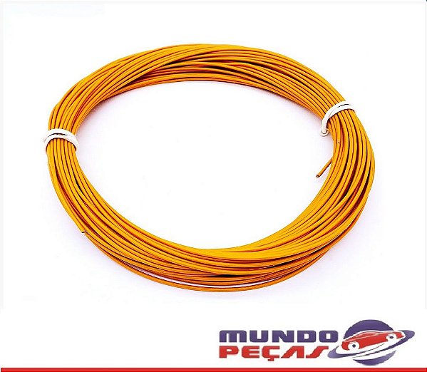 Fio Cabinho Flexível Cobre 0,50mm Laranja TC Cabos