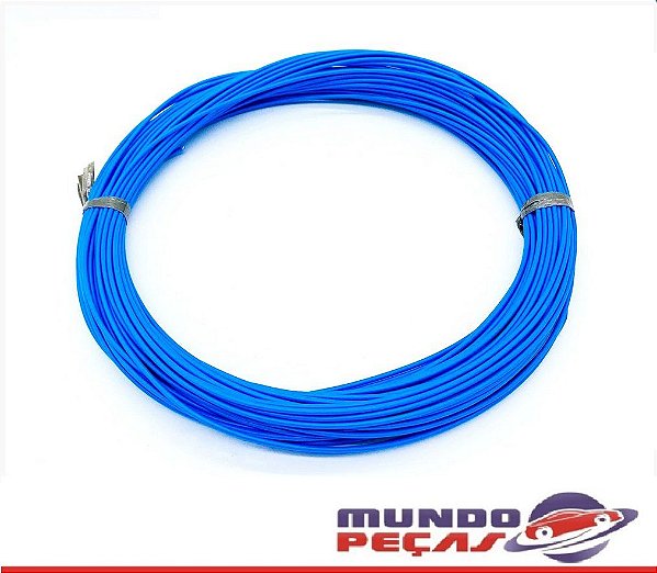 Fio Cabinho Flexível Cobre 0,50mm Azul TC Cabos