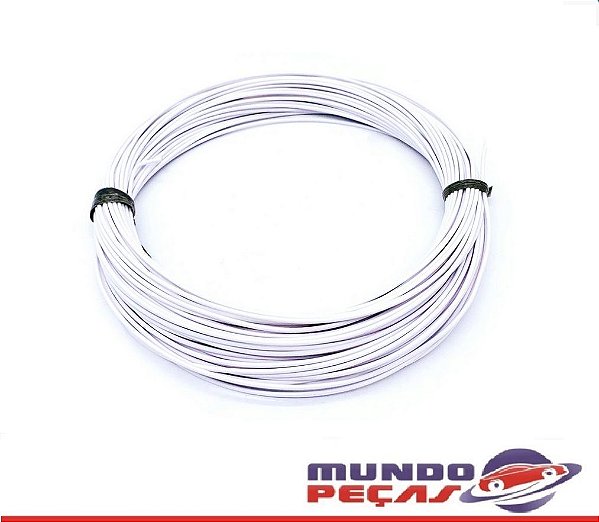 Fio Cabinho Flexível Cobre 0,75mm Branco TC Cabos