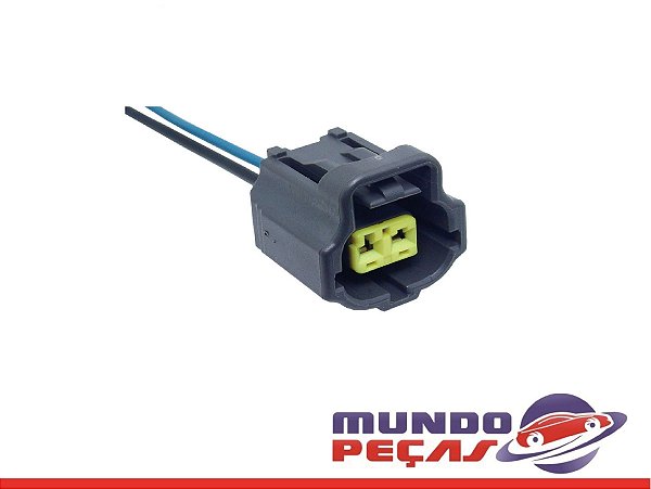 Chicote Sensor de Temperatura Agua Ford Ka Fiesta Courrier - 2 Vias - Fêmea