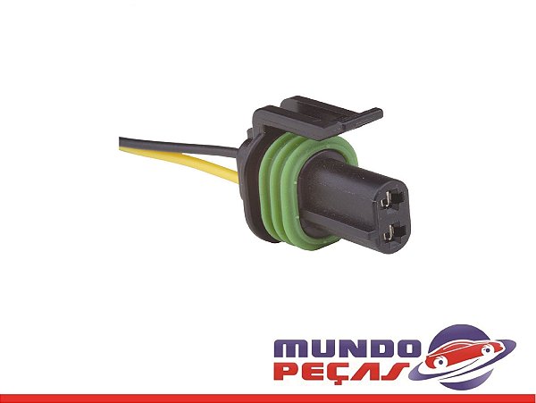 Chicote Farol de Milha Trava Lateral Astra Vectra - 2 Vias - Fêmea