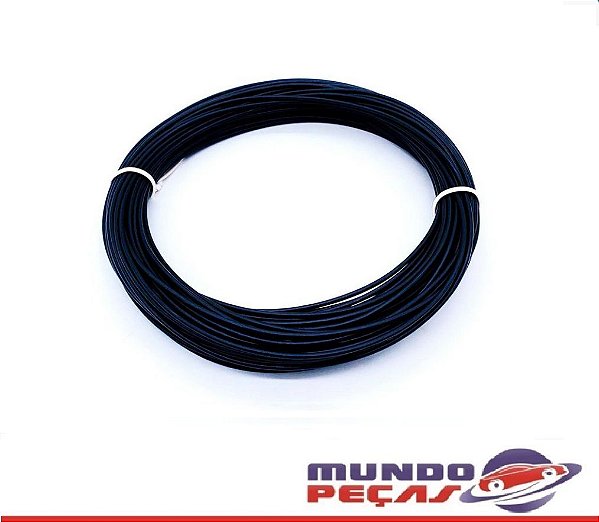 Fio Cabinho Flexível Cobre 1,00mm Preto TC Cabos