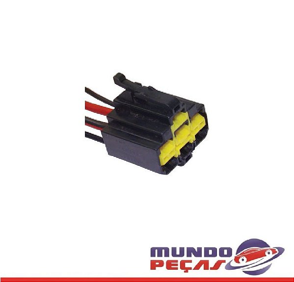 Chicote da Comutador de Ignição Gol Iv - 7 Vias - Fêmea - Uni