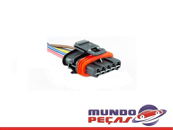 Chicote da Injeção Eletrônica - 5 Vias - Fêmea - Uni