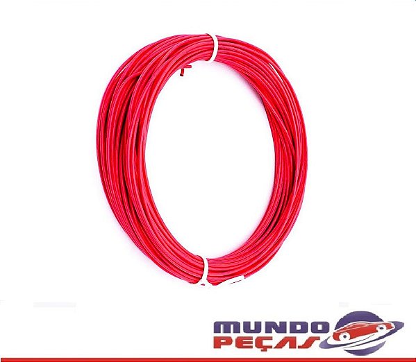 Fio Cabinho Flexível Cobre 1,50mm Vermelho TC Cabos