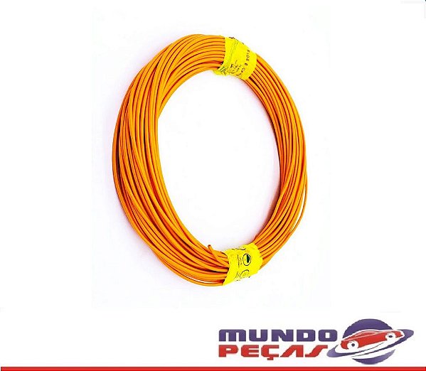 Fio Cabinho Flexível Cobre 1,50mm Laranja TC Cabos