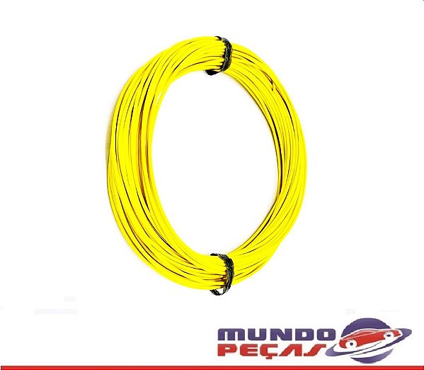 Fio Cabinho Flexível Cobre 1,50mm Amarelo TC Cabos