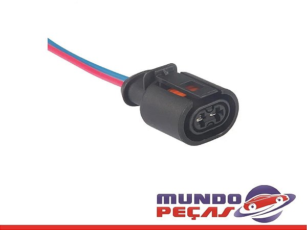 Chicote do Sensor Abs Linha Vw - 2 Vias - Fêmea