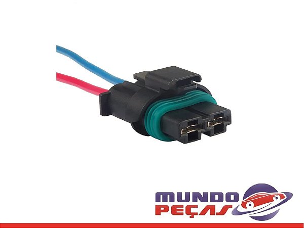 Chicote do Eletroventilador Renault Master - 2 Vias - Fêmea