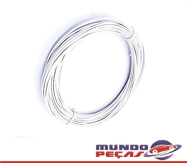 Fio Cabinho Flexível Cobre 2,50mm Branco Tc Cabos