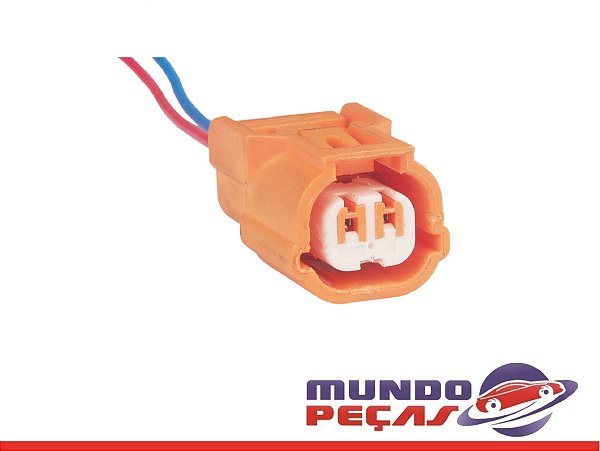 Chicote do Sensor de Velocidade Linha Honda - 2 Vias - Fêmea