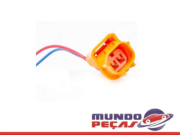 Chicote do Sensor de Velocidade Linha Honda - 2 Vias - Macho