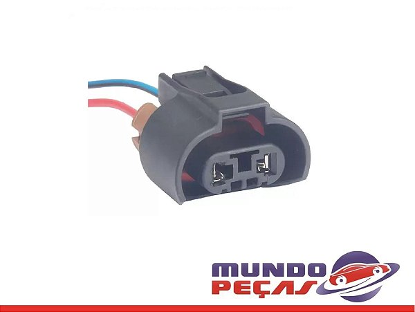 Chicote da Lâmpada Linha Honda Toyota - 2 Vias - Fêmea