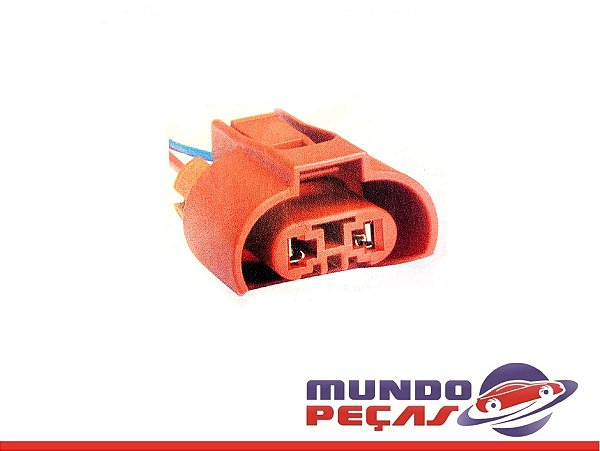 Chicote de Lâmpada Linha Honda Toyota - 2 Vias - Fêmea
