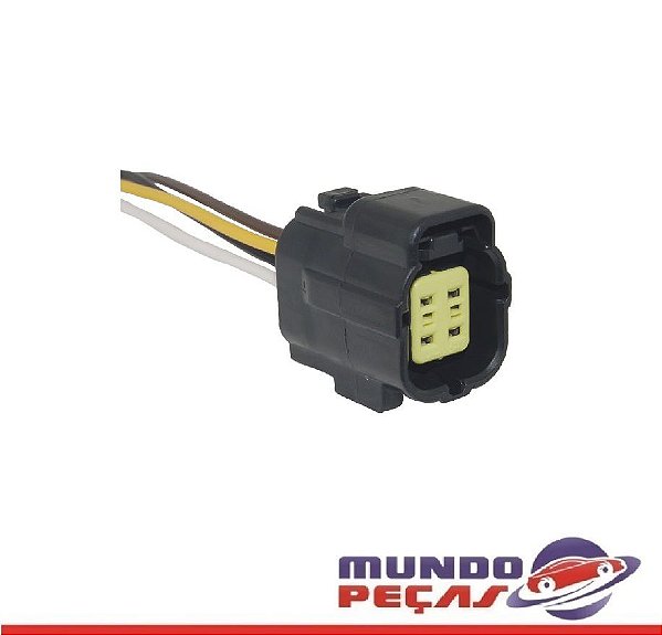 Chicote da Injeção Eletrônica Vw Ford Sonda do Uno - 4 Vias - Fêmea - Uni