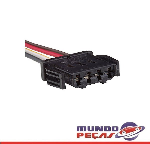 Chicote do Limpador Traseiro Fox Gol G Iv - 4 Vias - Fêmea - Uni
