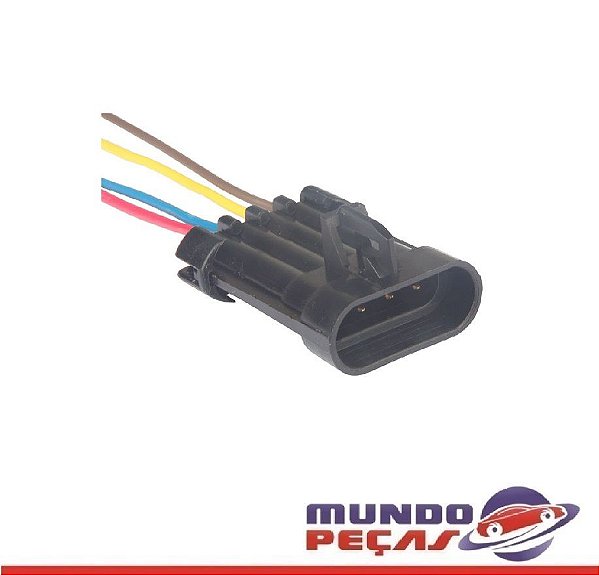Chicote da Sonda Lambda Gm Jac Chery Lifan - 4 Vias - Macho - Uni