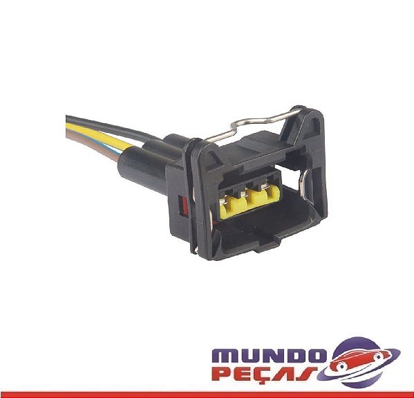 Chicote da Bobina Tipo 1.6 Vectra Gsi Sensor Map Uno Mille Ie 3 Vias - Fêmea