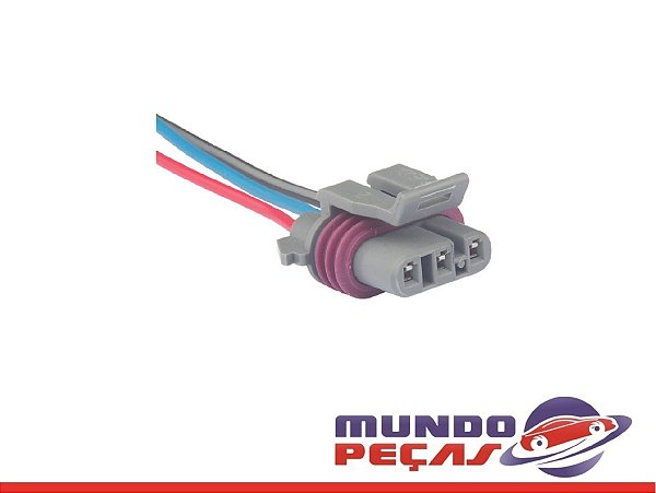 Chicote da Injeção Eletrônica - 3 Vias - Fêmea