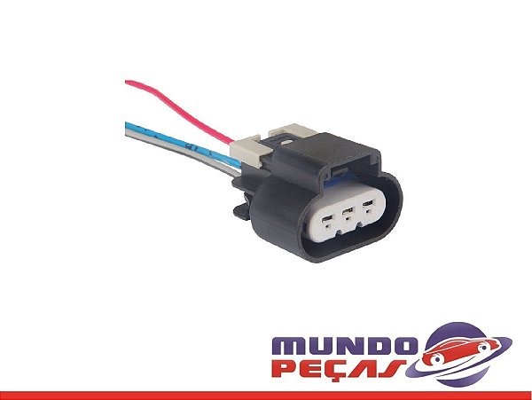 Chicote da Injeção Eletrônica - 3 Vias - Fêmea