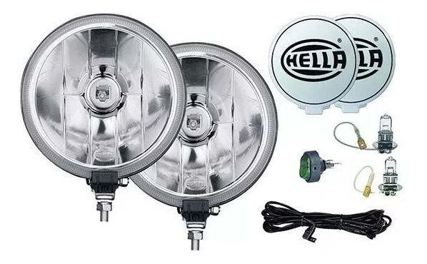 Farol Milha Hella 500 - Completos - Kit - Porsche / Fusca
