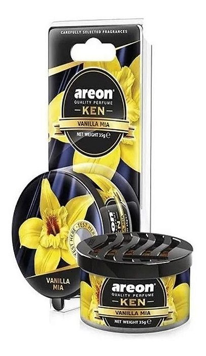 Aromatizante De Carro Vanilla Mia Areon Ken O Melhor