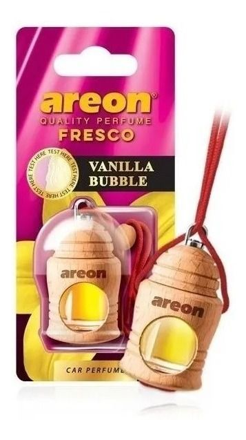 Aromatizante De Carro Areon Fresco Vanilla Bubble Chiclete Baunilha