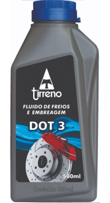 Fluido Para Freio E Embreagem Dot 3 Tirreno Tipo 3