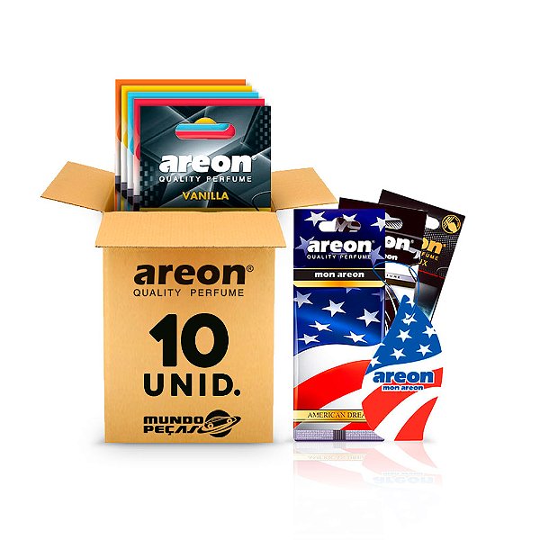 Aromatizante Automotivo Areon 10 UNIDADES