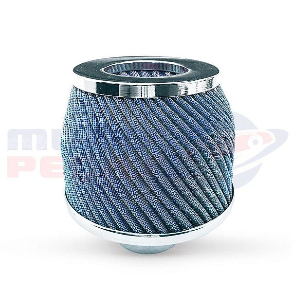 Filtro De Ar Esportivo Monster Duplo Fluxo 62mm 72mm AZUL