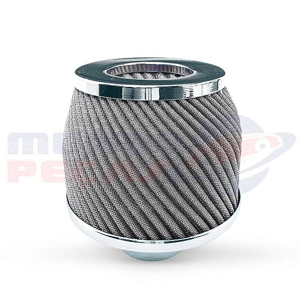 Filtro De Ar Esportivo Monster Duplo Fluxo 62 72mm Branco